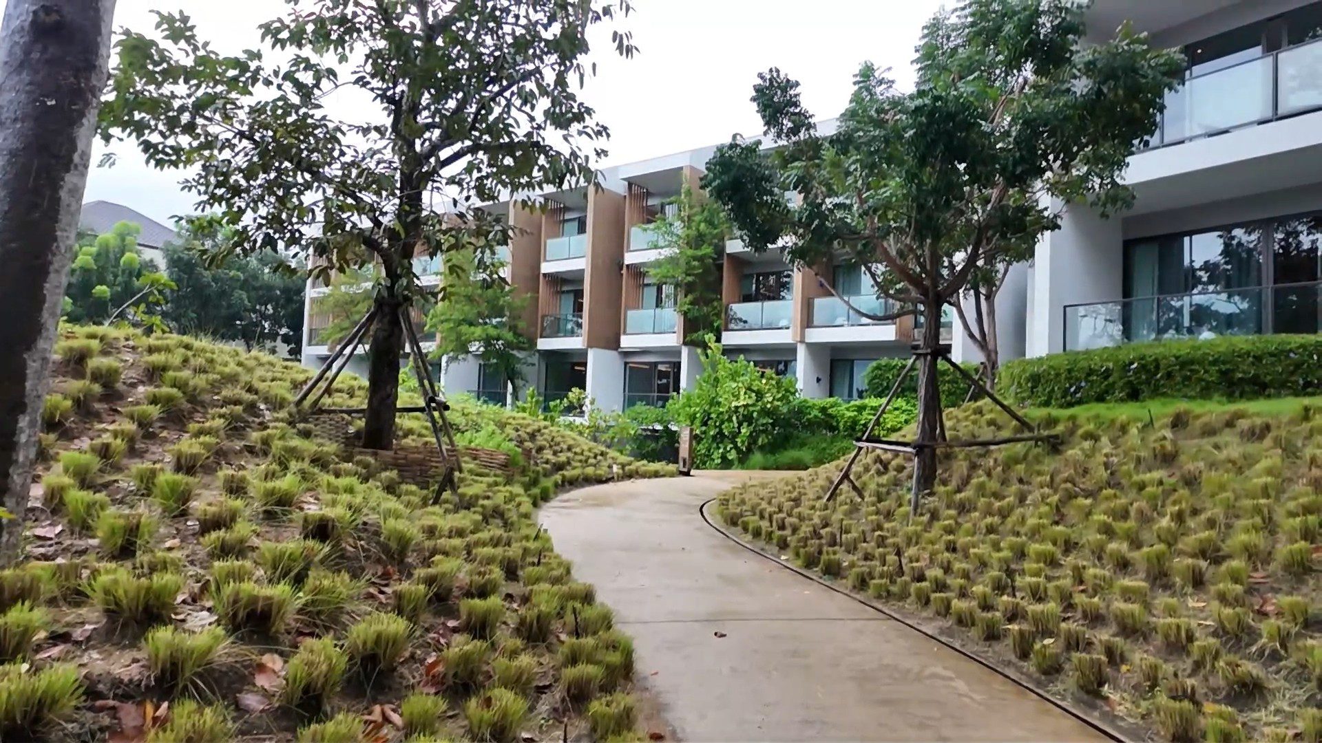 Hyatt Regency paths and gardens Koh Samui