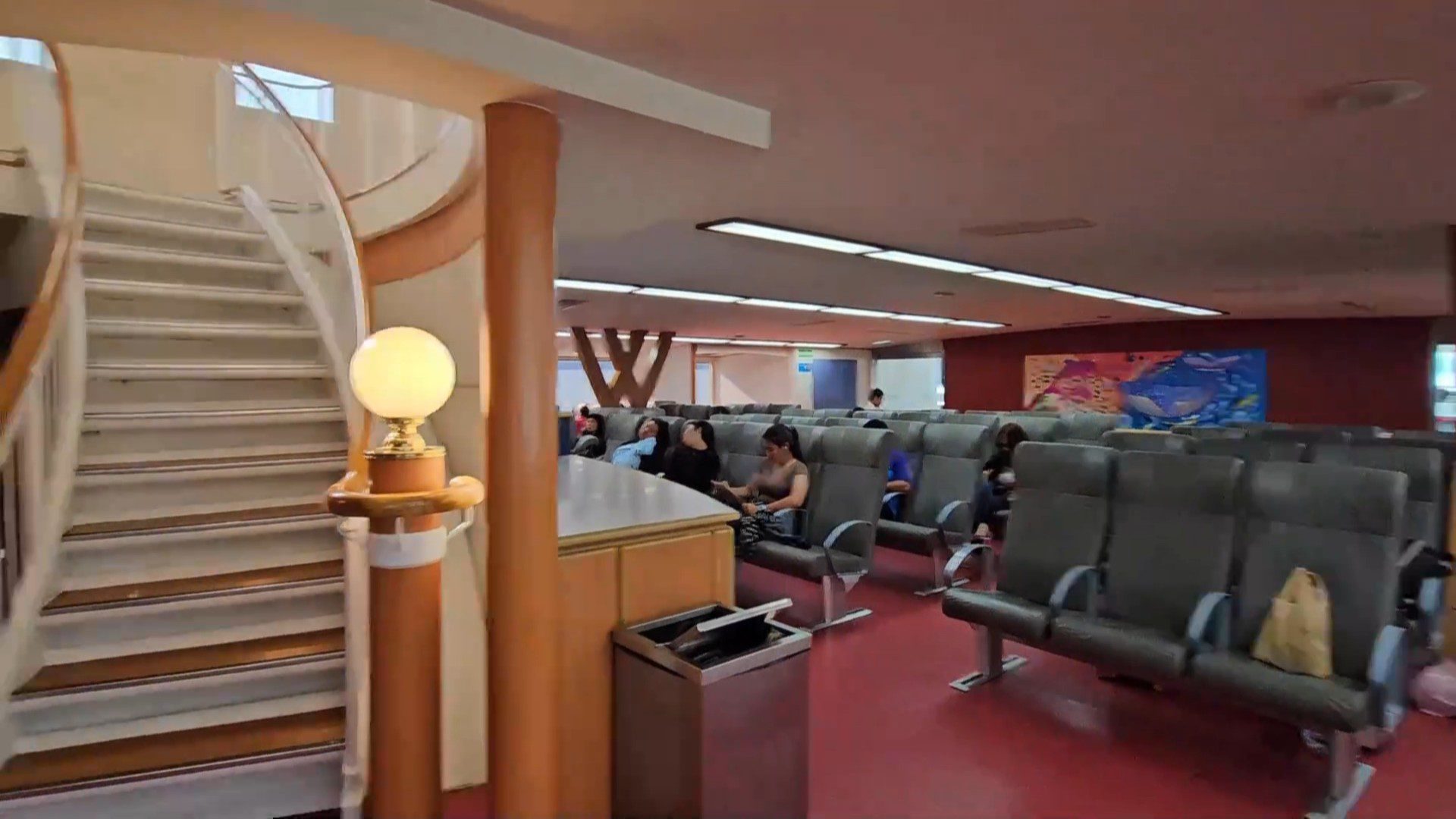 Seating on board seatran ferry