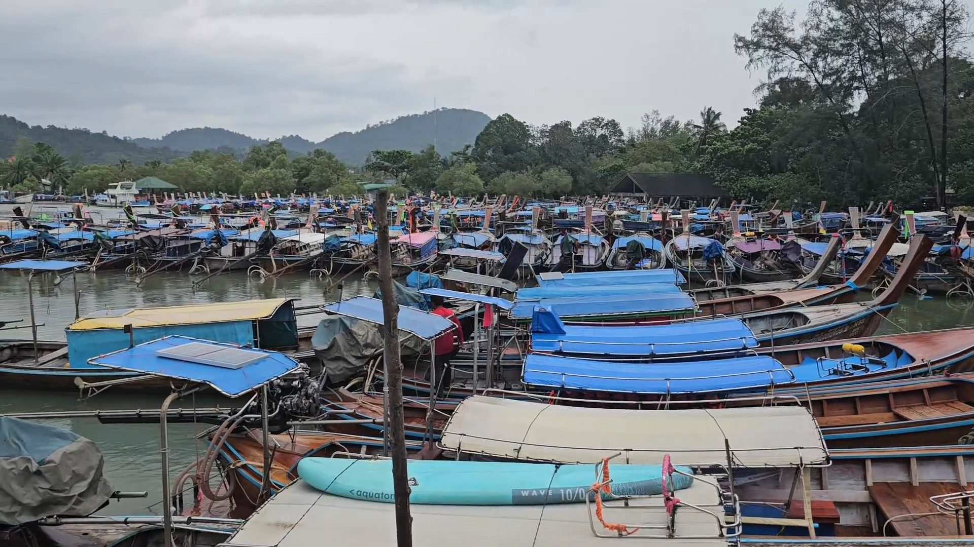 Krabi small ferry boats