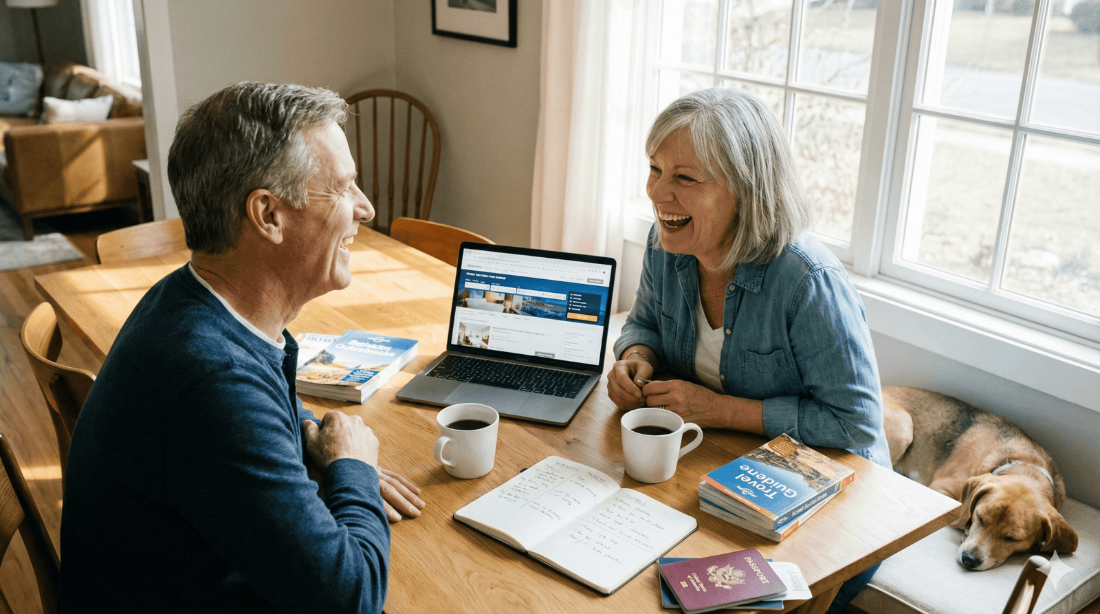 comparing flight and hotel prices to save money on holiday